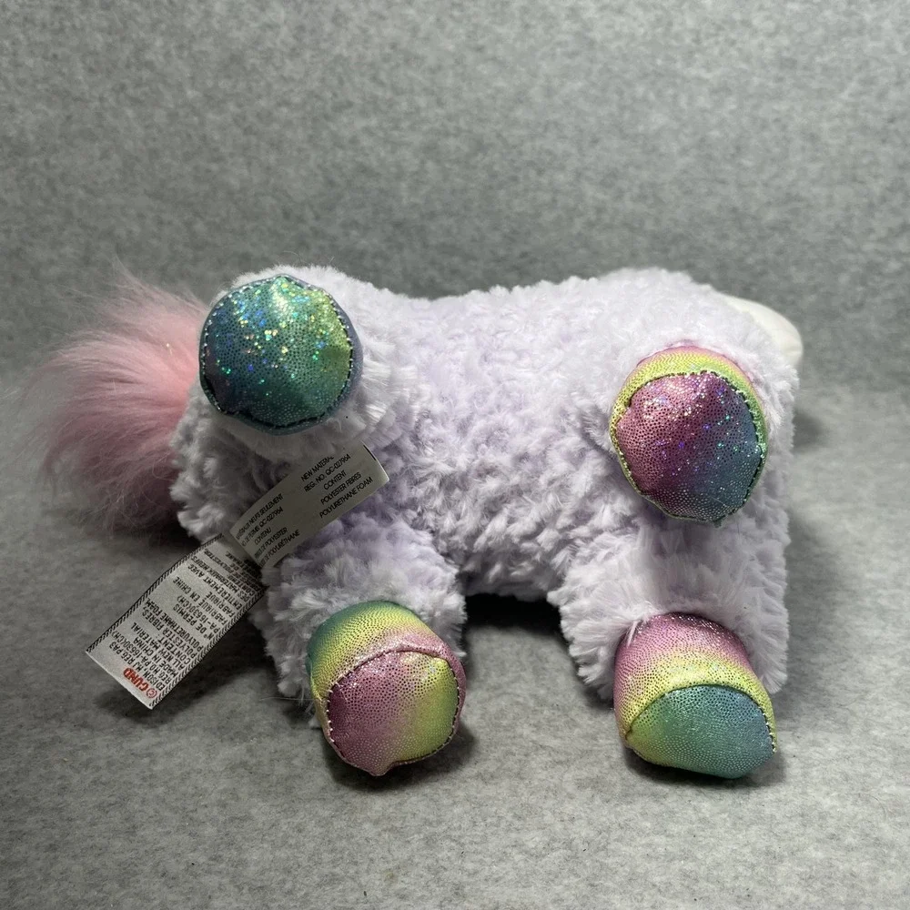 GUND Sugar Plum Unicorn Plush Stuffed Animal Rainbow Tail Sparkle Hooves‎ Pastel